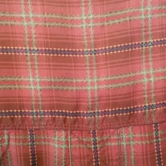 Tommy Bahama 100% Silk Plaid Long Sleeve Button Down Shirt Size Large - Picture 6 of 8